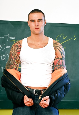Tattooed guy stripping by Scary Fuckers image 4