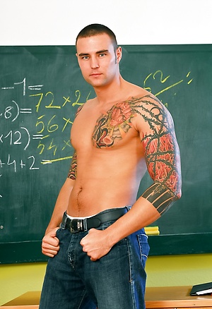 Tattooed guy stripping by Scary Fuckers image 5