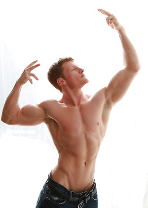 Jameson working out naked by Frat Men image 13