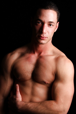 Hot stud Dino naked by ChaosMen image 4