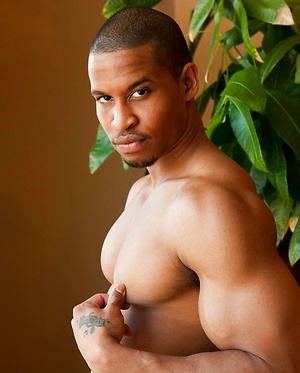 Jackson is all big black muscles by Randy Blue image 12