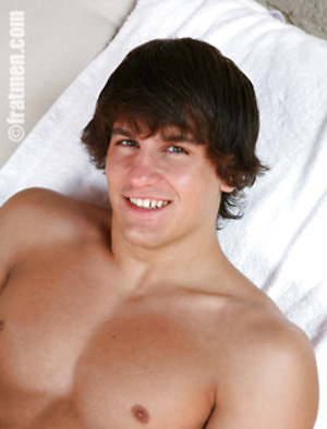 Cute frat jock Daniel posing by Frat Men image 6
