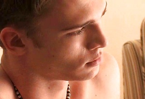 Hot college guy strokes his dick by Frat Men image 3