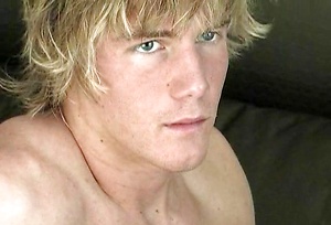 Sexy stud posing by Frat Men image 1