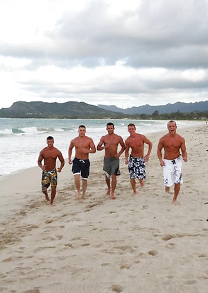 Hot sexy jocks posing by Frat Men image 3