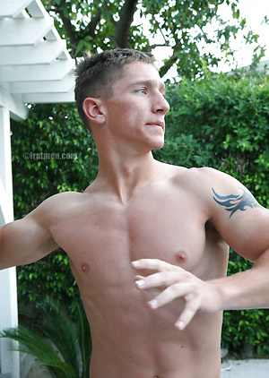 Logan and Kennedy jacking off by Frat Men image 3