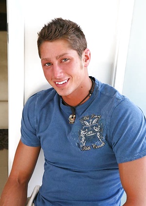 Muscle jock Tate jacking off dick by Frat Men image 1