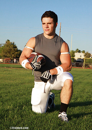 Trent shows his perfect body by Frat Men image 5