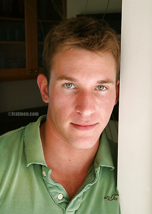 Muscled stud Colin posing naked by Frat Men image 1
