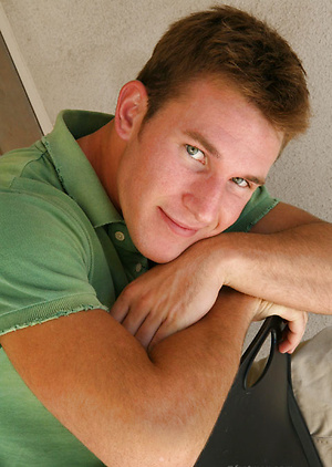 Muscled stud Colin posing naked by Frat Men image 2