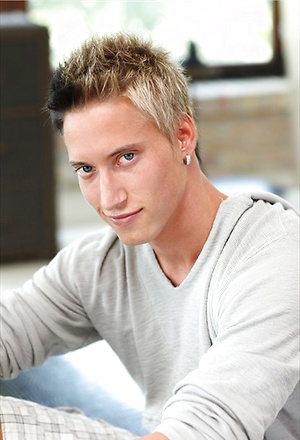 Hot young tattooed twink Billy Cotton shows his uncut cock by BelAmi Online image 3