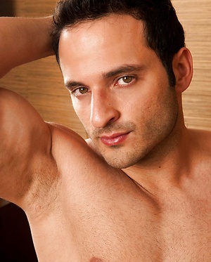 Showers make Rafael wet by Randy Blue image 1