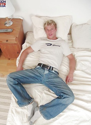 Blond stud naked by Czech Boys image 1