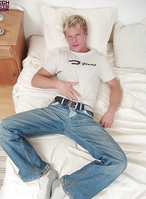 Blond stud naked by Czech Boys image 2