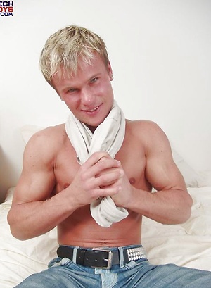 Blond stud naked by Czech Boys image 3