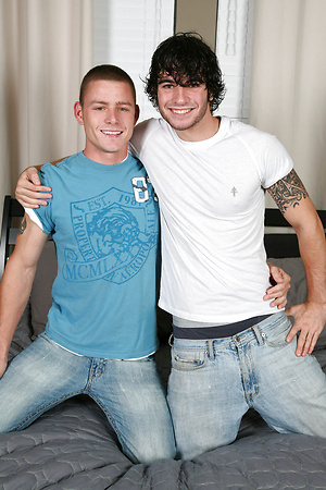 Two cute studs fuck by ChaosMen image 11