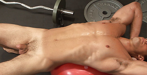 Hot muscle stud Slone jerking off by SeanCody image 9