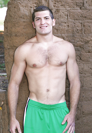 Hot stud Thomas workout outdoors and shows his cock by SeanCody image 1
