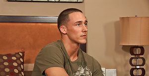 Hot college stud Alec naked