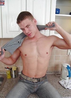 Czech stud shows abs by Czech Boys image 5