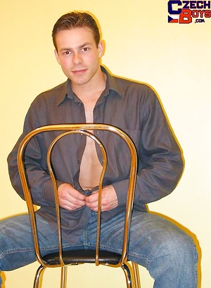 Czech amateur boy jerking off dick by Czech Boys image 4
