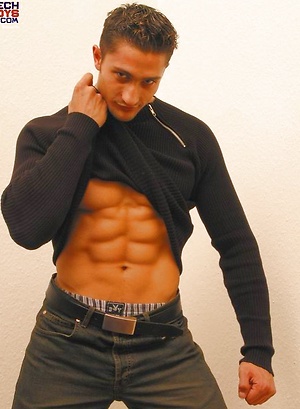 Straight muscle stud by Czech Boys image 3