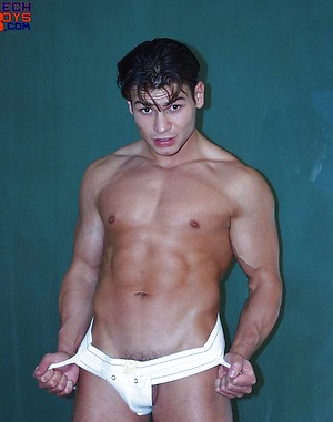 Muscle stud naked by Czech Boys image 7