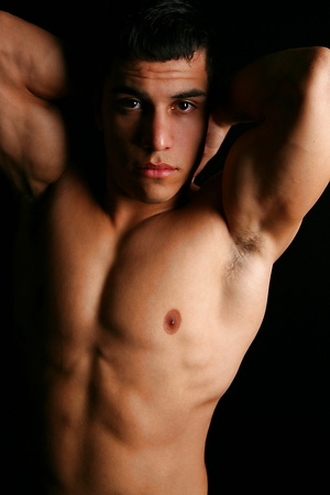 Muscle latin stud strokes his dick by ChaosMen image 10