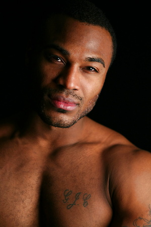 Hot ebony stud shows his perfect body and huge cock by ChaosMen image 8