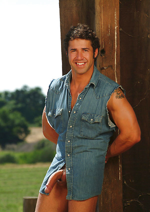 Muscled cowboy naked by Colt Studio image 2