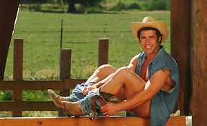 Muscled cowboy naked by Colt Studio image 5