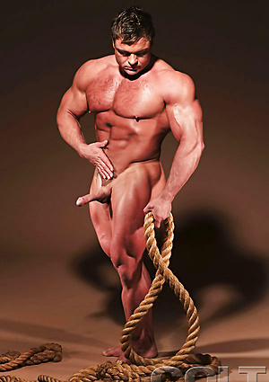 Muscle man shows cock and butt by Colt Studio image 4