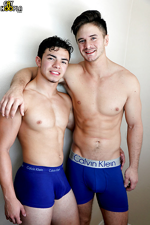Julian Rodriguez First Time Gay Sex with Zach Douglas by Gayhoopla image 1