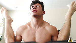 Julian Rodriguez First Time Gay Sex with Zach Douglas by Gayhoopla image 13