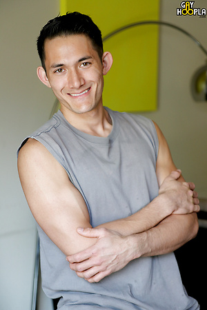 NEW Model Derek CASEY Jerks Off by Gayhoopla image 2
