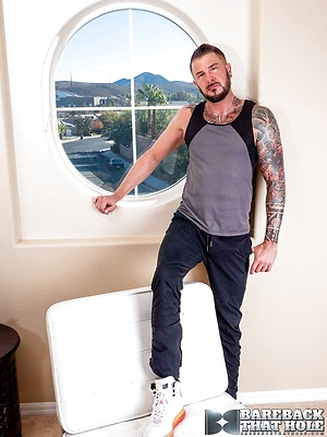 Muscled stallion Dolf Dietrich by Bareback That Hole image 1