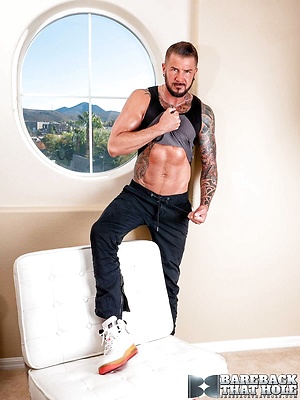 Muscled stallion Dolf Dietrich by Bareback That Hole image 2