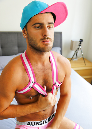 My hot mate Lucas Deen trying on sexy gear by Bentley Race image 17