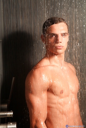 Etienne getting wet by Male Model image 3