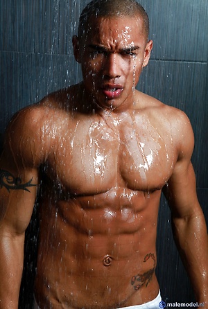 wet shower ! by Male Model image 2