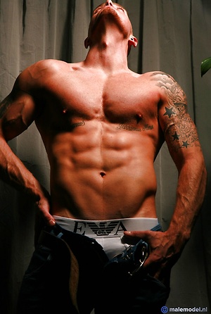 showing his muscles by Male Model image 2