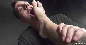 Markus Kage' Feet Worshiped By Ace