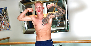 Straight & Ripped Muscular Boxer Jake Campbell by English Lads image 6