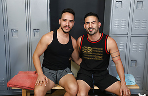 Cesar Rossi and Alessio Vega hardcore anal fucking by BadPuppy image 1