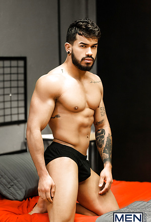 Muscular men Pietro Duarte & Diego Reyes cross swords before oral and anal sex by Men image 3