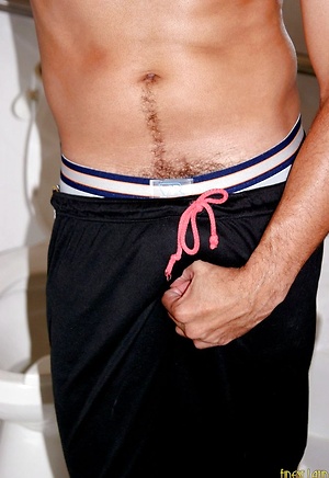 Boricua latino stud from Puerto Rico plays with his big cock