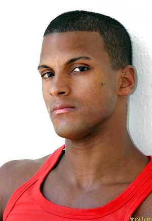 Joel - ebony latino guy jacking off his big dick by Finest Latin Men image 3