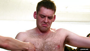 Private Coulterâ€™s hazing is taken to the most extreme level. by CMNM image 12