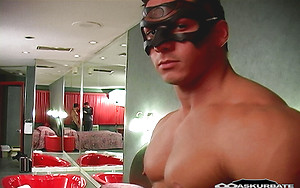Brock jacking off dick by Maskurbate image 3