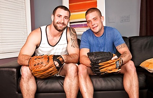 Muscle hunks Vinny Castillo and Caleb Colton fucking by Nextdoor Buddies image 1